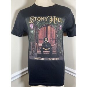 Stony Hill Damian Marley JR Gong Fall Tour 2017 Black Men's Size Small